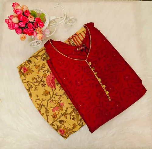 MAROON WITH PINK PATIYALA SP04